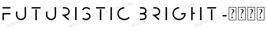 Futuristic Bright字体转换